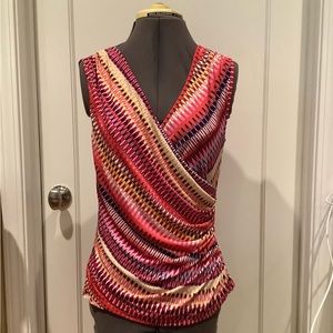 Euc Laundry by Shelli Segal faux wrap